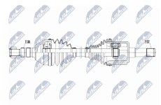 Hnací hriadeľ NTY NPW-PL-171
