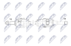 Hnací hriadeľ NTY NPW-PL-185