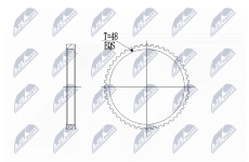 Snímací krúżok pre ABS NTY NZA-VV-002