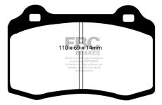 Sada brzdových destiček, kotoučová brzda EBC Brakes DP41140R