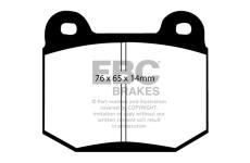Sada brzdových destiček, kotoučová brzda EBC Brakes DP41538R