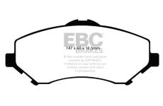 Sada brzdových destiček, kotoučová brzda EBC Brakes DP61798