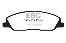 Sada brzdových destiček, kotoučová brzda EBC Brakes DP41869R