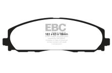 Sada brzdových destiček, kotoučová brzda EBC Brakes DP61888