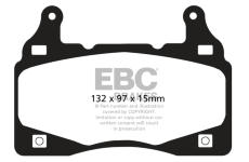 Sada brzdových destiček, kotoučová brzda EBC Brakes DP41895R