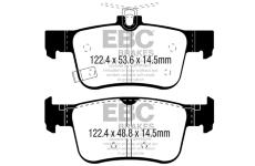 Sada brzdových destiček, kotoučová brzda EBC Brakes DP42301R