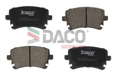 Sada brzdových destiček, kotoučová brzda DACO Germany 320210