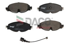 Sada brzdových destiček, kotoučová brzda DACO Germany 320222