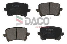Sada brzdových destiček, kotoučová brzda DACO Germany 320232