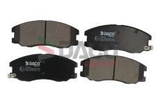 Sada brzdových destiček, kotoučová brzda DACO Germany 320401
