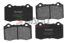 Sada brzdových destiček, kotoučová brzda DACO Germany 320620