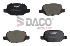 Sada brzdových destiček, kotoučová brzda DACO Germany 320906