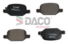 Sada brzdových destiček, kotoučová brzda DACO Germany 320907