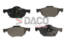 Sada brzdových destiček, kotoučová brzda DACO Germany 321202