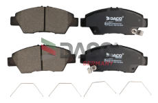 Sada brzdových destiček, kotoučová brzda DACO Germany 321217