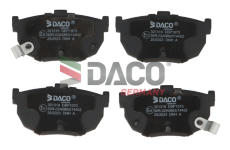 Sada brzdových destiček, kotoučová brzda DACO Germany 321319