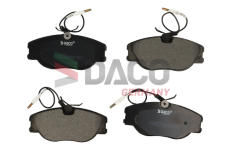 Sada brzdových destiček, kotoučová brzda DACO Germany 321941