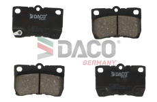 Sada brzdových destiček, kotoučová brzda DACO Germany 322015