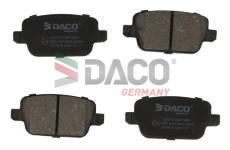 Sada brzdových destiček, kotoučová brzda DACO Germany 322019