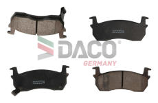 Sada brzdových destiček, kotoučová brzda DACO Germany 322224