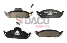 Sada brzdových destiček, kotoučová brzda DACO Germany 322330