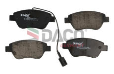 Sada brzdových destiček, kotoučová brzda DACO Germany 322365