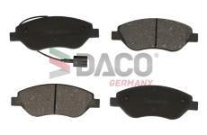 Sada brzdových destiček, kotoučová brzda DACO Germany 322369