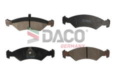 Sada brzdových destiček, kotoučová brzda DACO Germany 322504