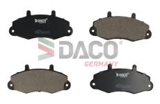 Sada brzdových destiček, kotoučová brzda DACO Germany 322521