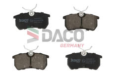 Sada brzdových destiček, kotoučová brzda DACO Germany 322550
