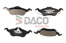 Sada brzdových destiček, kotoučová brzda DACO Germany 322551