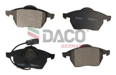 Sada brzdových destiček, kotoučová brzda DACO Germany 322555