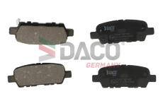 Sada brzdových destiček, kotoučová brzda DACO Germany 322605