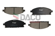 Sada brzdových destiček, kotoučová brzda DACO Germany 322621