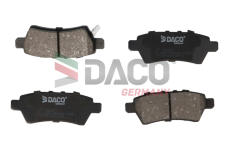 Sada brzdových destiček, kotoučová brzda DACO Germany 322643