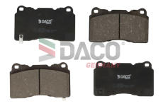 Sada brzdových destiček, kotoučová brzda DACO Germany 322705