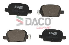 Sada brzdových destiček, kotoučová brzda DACO Germany 322710