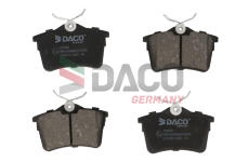 Sada brzdových destiček, kotoučová brzda DACO Germany 322802