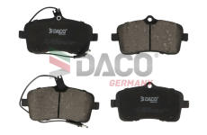Sada brzdových destiček, kotoučová brzda DACO Germany 322803