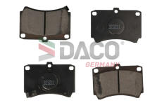 Sada brzdových destiček, kotoučová brzda DACO Germany 323211