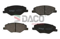 Sada brzdových destiček, kotoučová brzda DACO Germany 323302