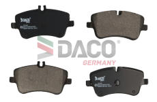 Sada brzdových destiček, kotoučová brzda DACO Germany 323345