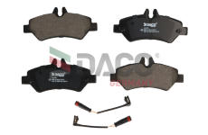 Sada brzdových destiček, kotoučová brzda DACO Germany 323361