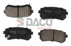 Sada brzdových destiček, kotoučová brzda DACO Germany 323521
