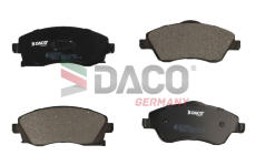 Sada brzdových destiček, kotoučová brzda DACO Germany 323624