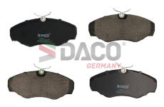 Sada brzdových destiček, kotoučová brzda DACO Germany 323626