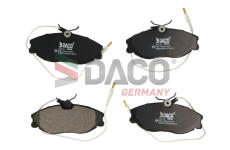 Sada brzdových destiček, kotoučová brzda DACO Germany 323730