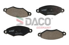 Sada brzdových destiček, kotoučová brzda DACO Germany 323735