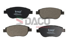 Sada brzdových destiček, kotoučová brzda DACO Germany 323751