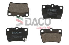 Sada brzdových destiček, kotoučová brzda DACO Germany 323908